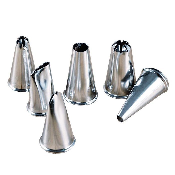 SheenRoad 6-Piece Pastry Tube and Tips Set