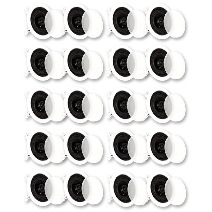 Theater Solutions CS4C In Ceiling Speakers Surround Sound Home Theater 10 Pair Pack 10CS4C