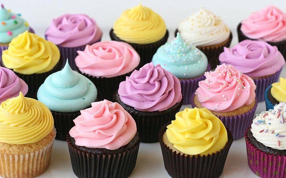 Cupcake Decorating Kit - Easy Cake Decorating Tip Set - X-Large Stainless Steel Tips & Pastry Icing Bags - Extra... N4