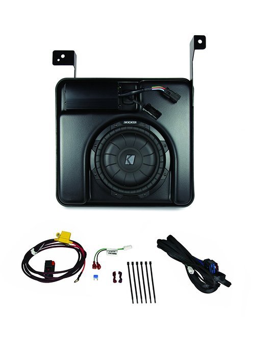Kicker SSICRE14 Powered Subwoofer Upgrade Kit For 2014-Up Chevrolet Silverado & GMC Sierra Crew Cab