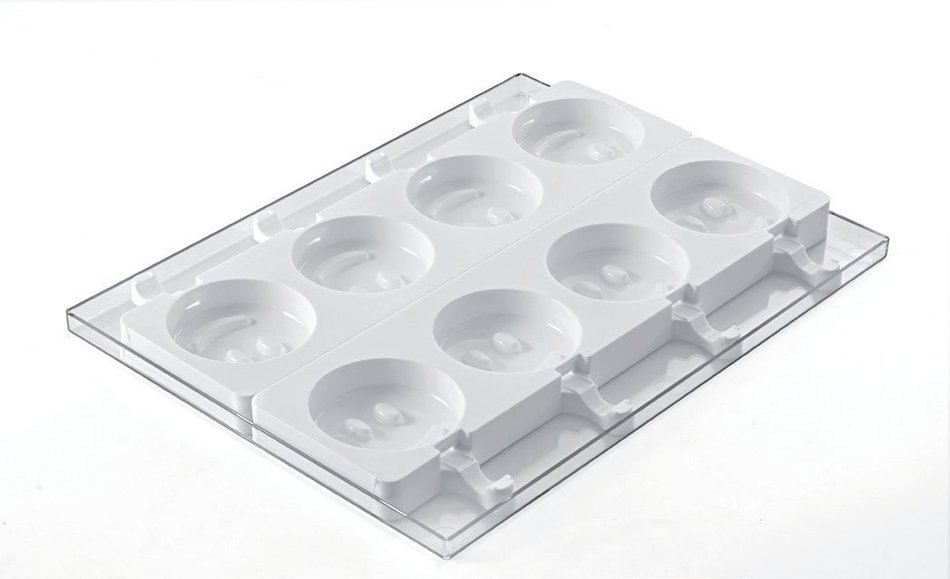 Silicone Mold for Ice Cream Pops: Smiley Face