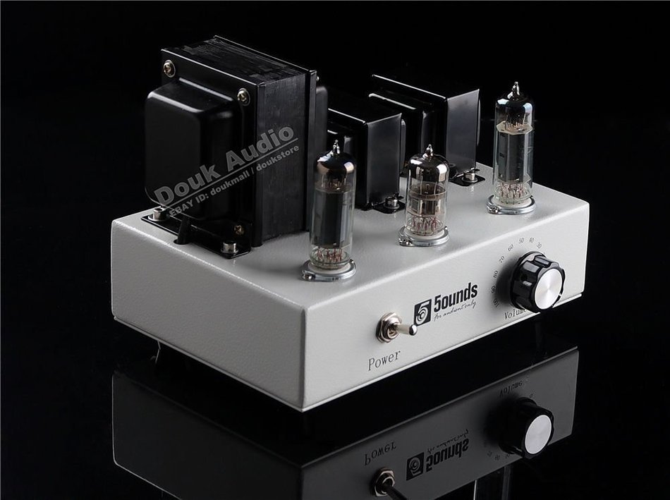 Douk Audio Hi-Fi 6P14(EL84/6BQ5) Class A Single-ended Tube Amplifier Mini Amp N6