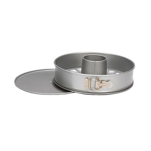 Patisse Silver-Top Springform 2-Bases Nonstick Pan, Silver Grey