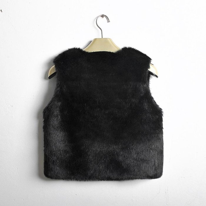Sleeveless Coat,BeautyVan Women Vest Sleeveless Coat Outerwear Hair Jacket Waistcoat (XL, Black) N6