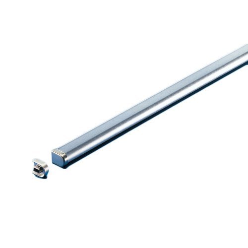 Hafele 521.60.609 35.5" Rail Set for Backsplash Railing System, Stainless Steel by Hafele America N3