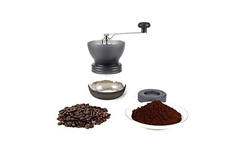 Generic Manual Burr Coffee Grinder Hand-crank Coffee Mill Coffee Storage Capacity N4