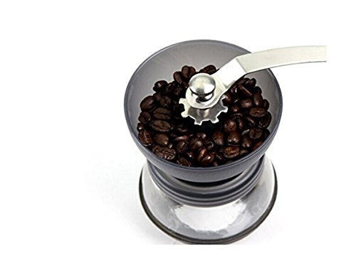 Generic Manual Burr Coffee Grinder Hand-crank Coffee Mill Coffee Storage Capacity N6