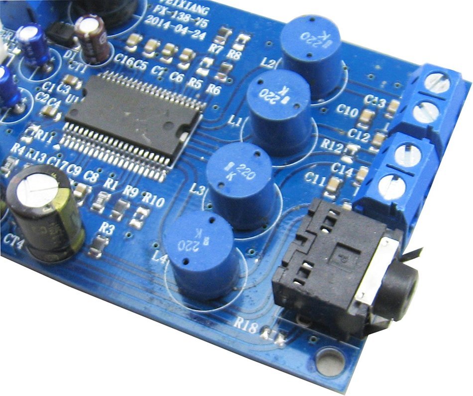 Yeeco 2CH Dual-channel 20W+20W DC9 -14V TA2024 Power Digital Amplifier Board Audio Stereo Amplifier Power Amp... N4