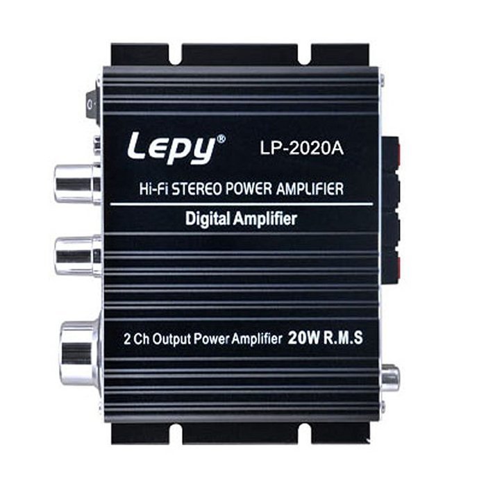 HONGYU Hi-Fi Stereo Digital Audio Amplifier , Lepy LP-2020A Mini Audio Car Amplifier Motorcycle Amplifier with... N11