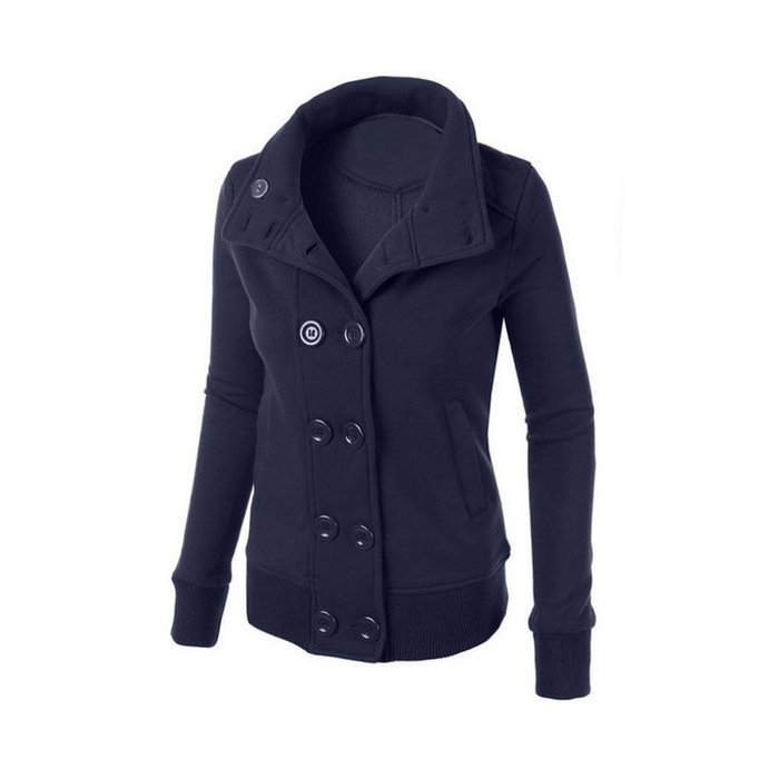 Outwear,Morecome Winter Women Warm Double-breasted Hooded Slim Jacket N8