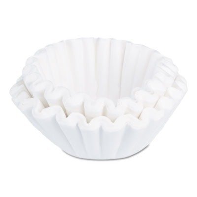 BUNN-O-MATIC U3NB250CS Flat Bottom Funnel Shaped Filters, for Bunn U3 brewer, 250/pk