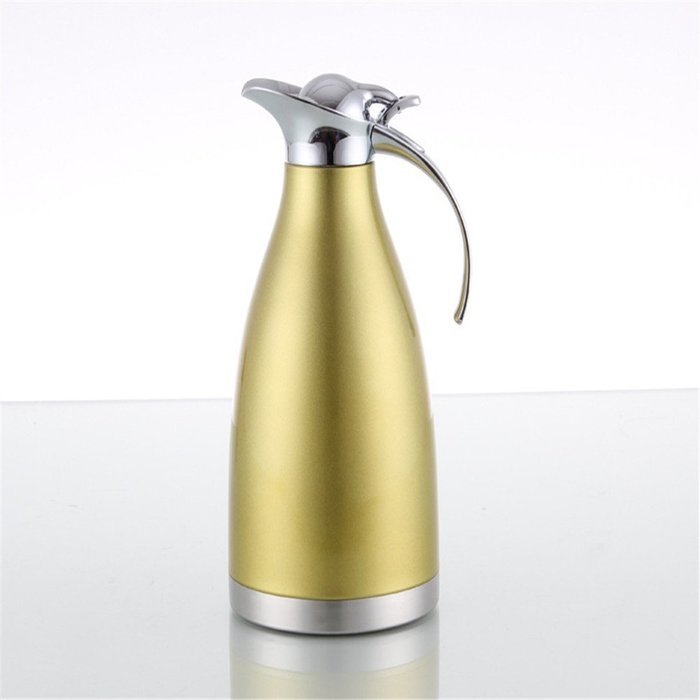 Buy Allamazing Stainless Steel Vacuum Insulated Thermal Carafe Double Wall Coffee Pot Water Pitcher 2L Capacity... N13