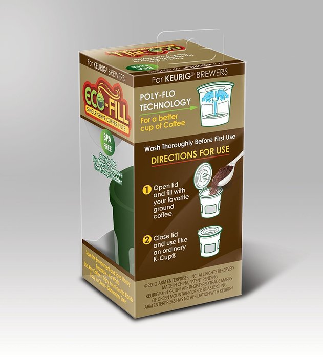 Perfect Pod Eco-Fill Refillable Capsule for K-cup brewers N3