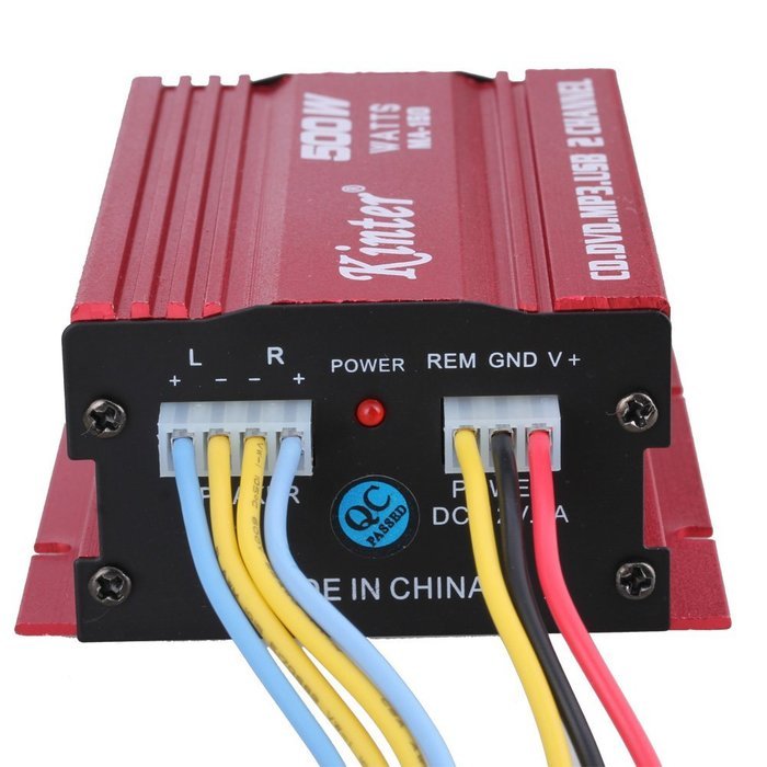 Kinter Mini MA 150 2 Channels HI-FI Stereo Amplifier For Car,Motorcycle and Boat N5