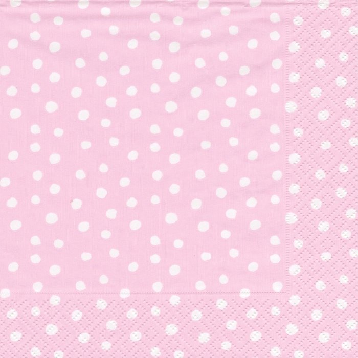Entertaining with Caspari Dots Guest Towels, Platinum, Pack of 15 N10