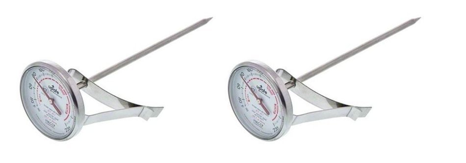 Update International (THFR-17) 5 1/2"-Long Dial Frothing Thermometer
