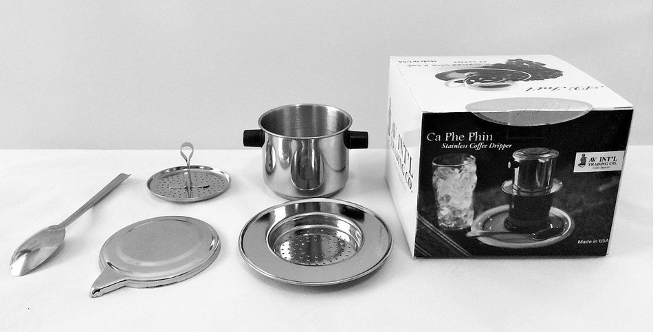 Vietnamese Style Coffee Infuser Phin Filter(Caphe Su Da)-Small Size-Hand Press N5