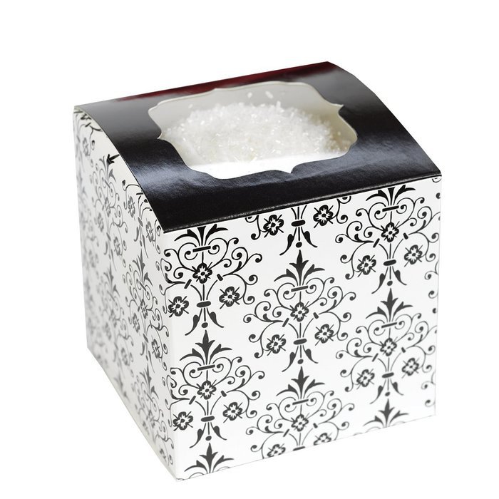 Hortense B. Hewitt Wedding Accessories Cupcake Boxes, Filigree, Pack of 24 N2