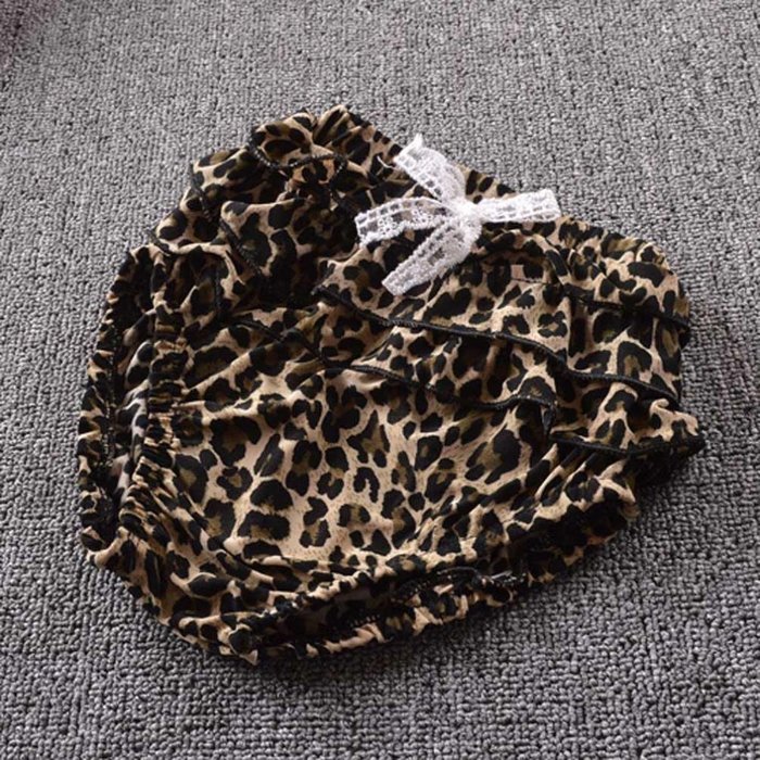 Clothes Set ,BeautyVan Cute Newborn Baby Kids Rompers Top+Pants Hairband Outfit Leopard Clothes Set (24M, Black) N3