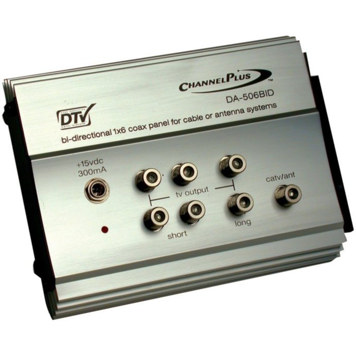Channel Plus DA506BID RF Amp Full RF Spectrum W/ 6 Outputs Consumer Electronics