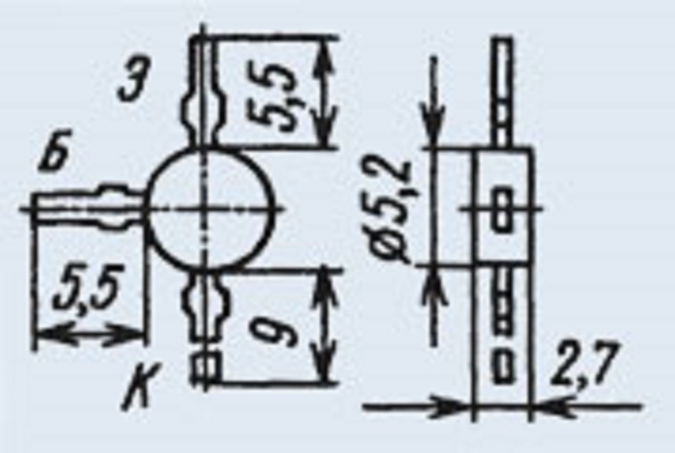 Transistors silicon KT371A analogue BFR90 USSR 10 pcs