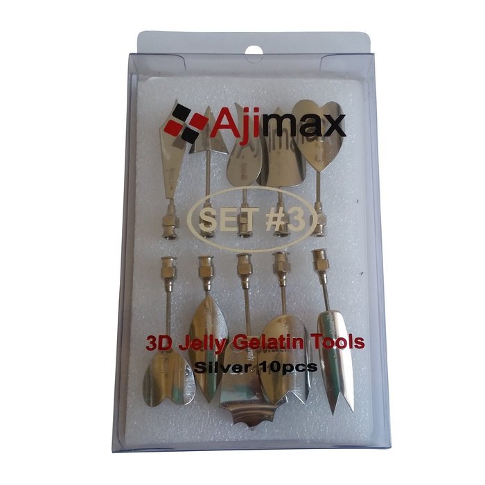 Gelatin Art Tools - 3D Jelly Cake Tools Create Amazingly Beautiful 3D Cakes Free PDF Files Online Download Formula... N30