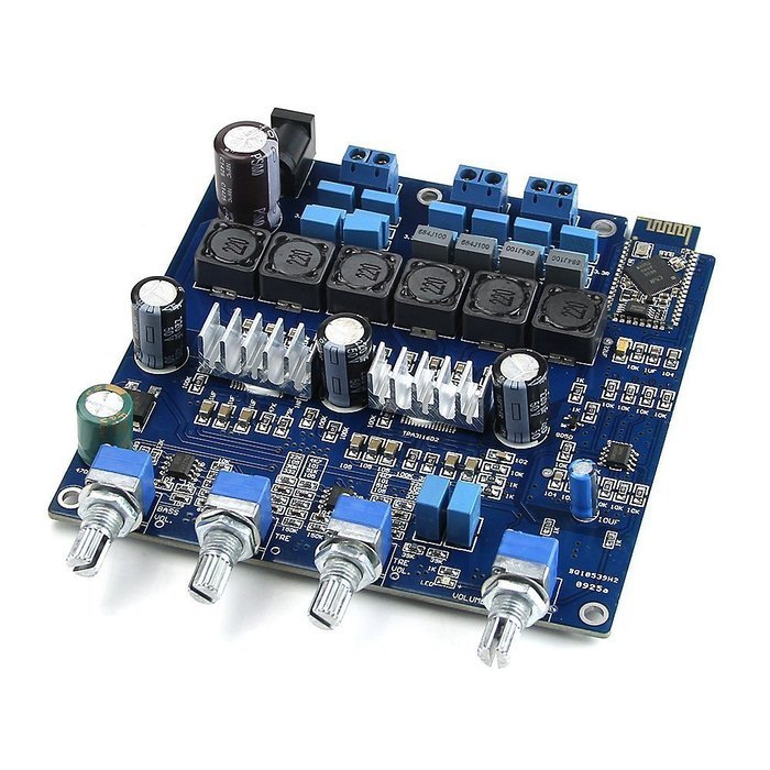 Douk Audio TPA3116 2.1 50WX2+100W+ Bluetooth Class D power amplifier Completed board New N5