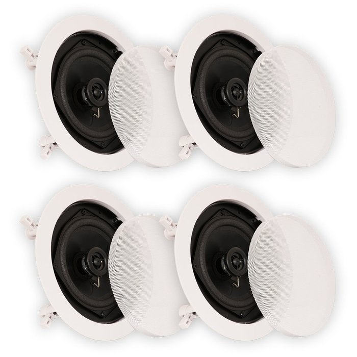 Theater Solutions CS5C In Ceiling Speakers Surround Sound Home Theater 2 Pair Pack 2CS5C