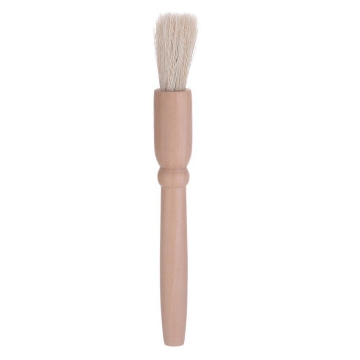 Awtang New Log + Pig Mane Coffee Espresso Cleaning Brush Wood Handle Brush N4