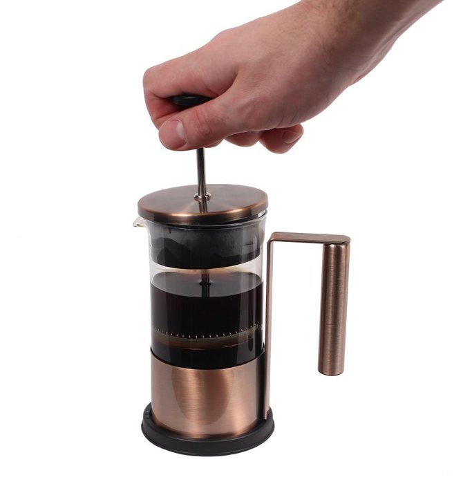 Single Serving Copper French Press Coffee Brewer N3