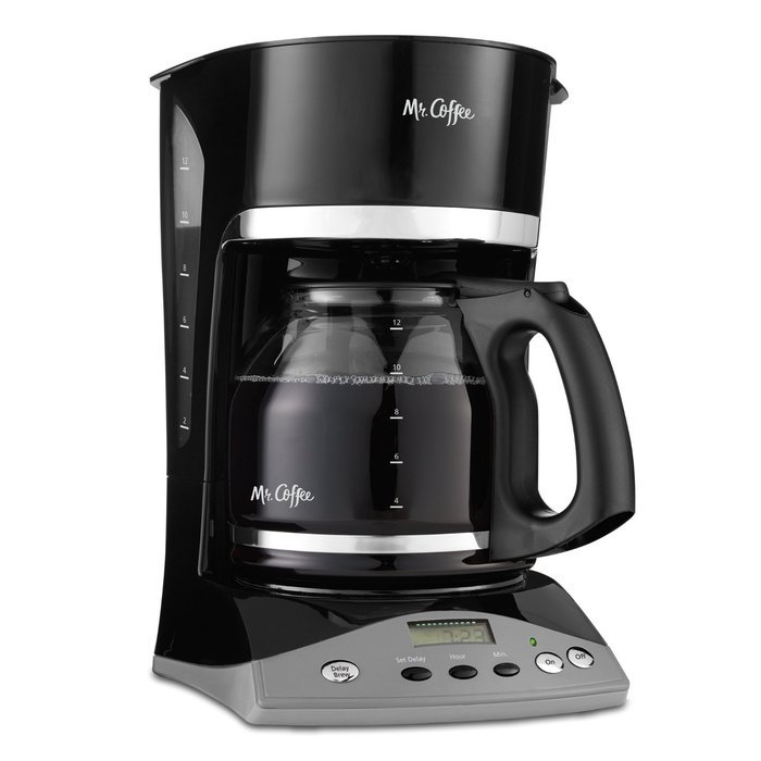 Mr. Coffee SKX23 12-Cup Programmable Coffeemaker, Black N5