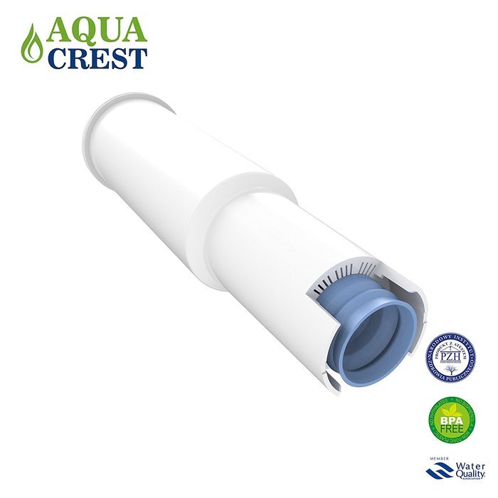 AQUACREST Coffee Water Filter Replacement for JURA CLARIS White, JURA Clearyl White, 64553, 7520, 6 Pack N6