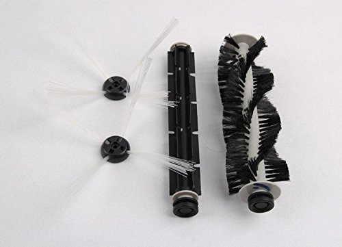 Original A320 Robot Vacuum Cleaner Side Brush 2 pcs Rubber Brush and Hair Brush N2