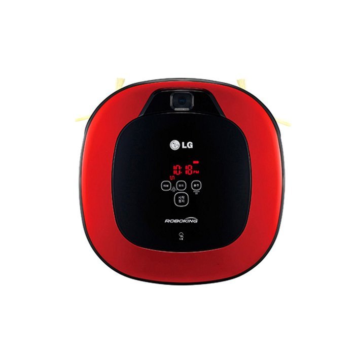 LG VR6378LVM ROBOKING Robotic Vacuum Cleaner Corner Cleaning HEPA-Sparkle Red