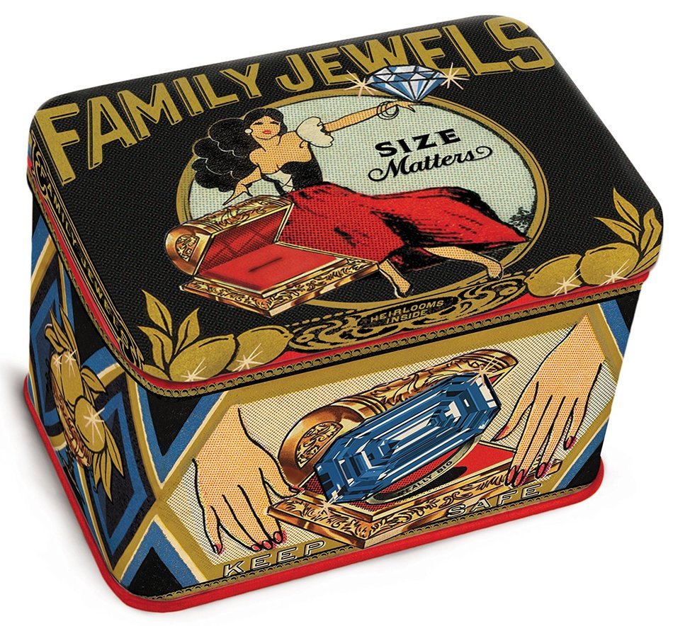 Blue Q Family Jewels Junior Treasure Box