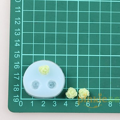 Sher Flower Shaped Fondant Cake Chocolate Silicone Molds,Decoration Tools Bakeware N2