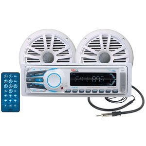 BOSS AUDIO PACKAGE W/ MR1306UA 2 MR6W SPEAKERS "Prod. Type: Entertainment"