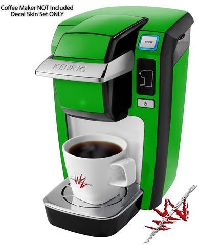 Solids Collection Green - Decal Style Vinyl Skin fits Keurig K10 Mini Plus Coffee Makers (KEURIG NOT INCLUDED) N2