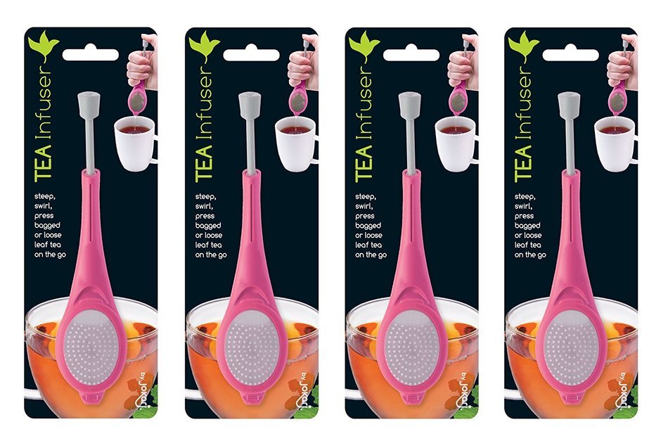 Jokari Jokari Total Tea Infuser, Pink, 1-Pack N7