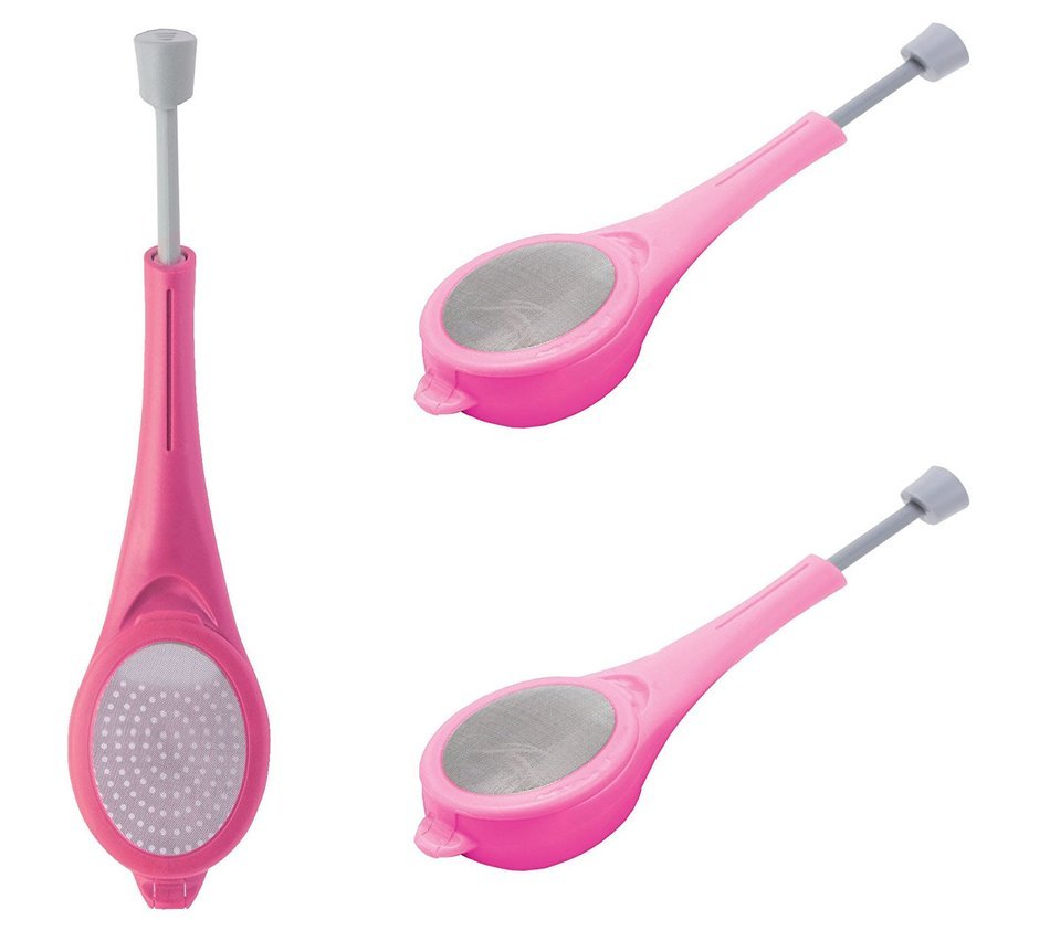 Jokari Jokari Total Tea Infuser, Pink, 1-Pack N8
