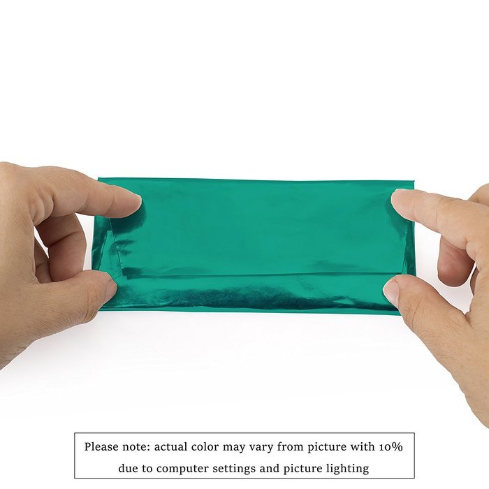 Foil Wrapper (Silver) - Pack of 100 Candy Bar Wrappers with Thick Paper Backing - Folds and Wraps Well - Best... N28