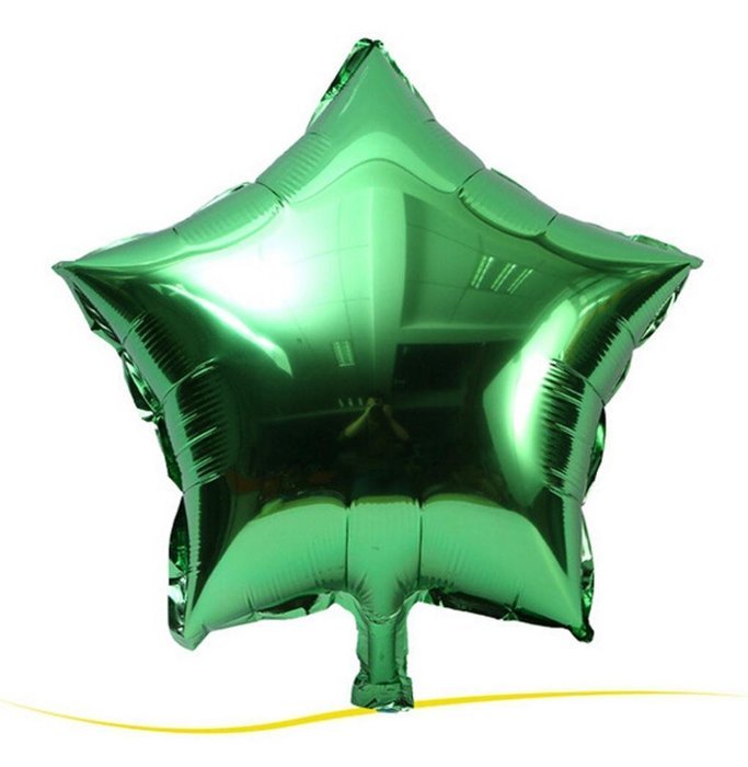 GBSELL 5 pcs 18 inch Foil Star Balloon Helium Metallic Birthday Summer Outdoor Party Wedding Decor (Gold) N3