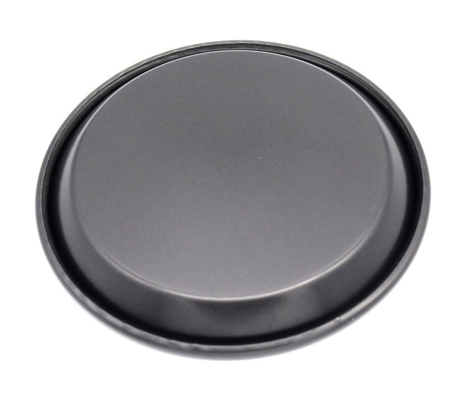 Duttek Aluminum Alloy Non Stick Round Pizza Pan Cake Mold Baking Pan (black) (8 inch) N3