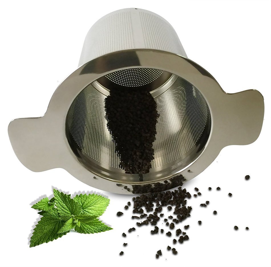 iNeibo Tea Infuser - Perfect for Single Cup of Extra Fine Loose Leaf Tea - Brew-in-Mug Strainer Steeper instead... N14