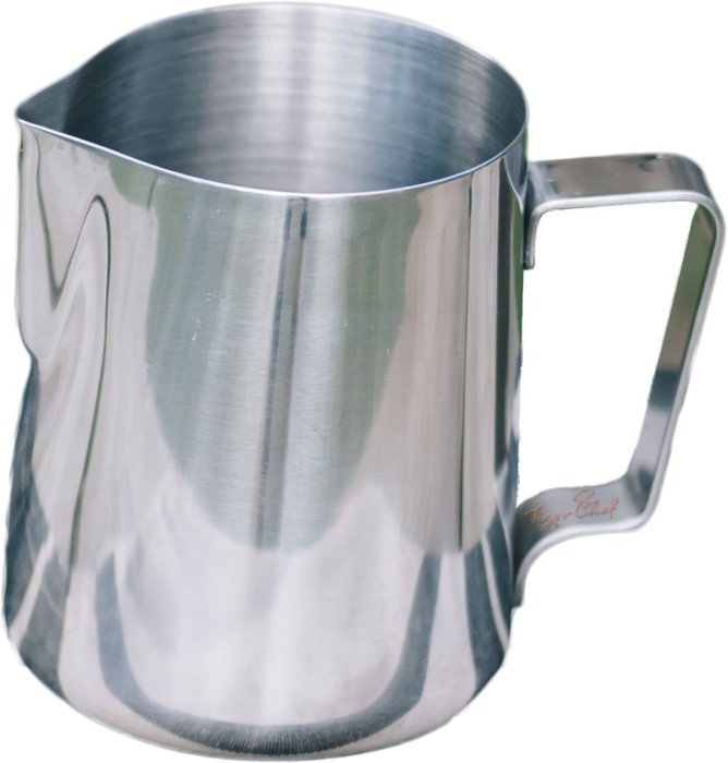 Tiger Chef Milk Frother, Espresso 18/8 Stainless Steel Frothing Pitcher, 12-Ounce, NSF Certified, (1) N7