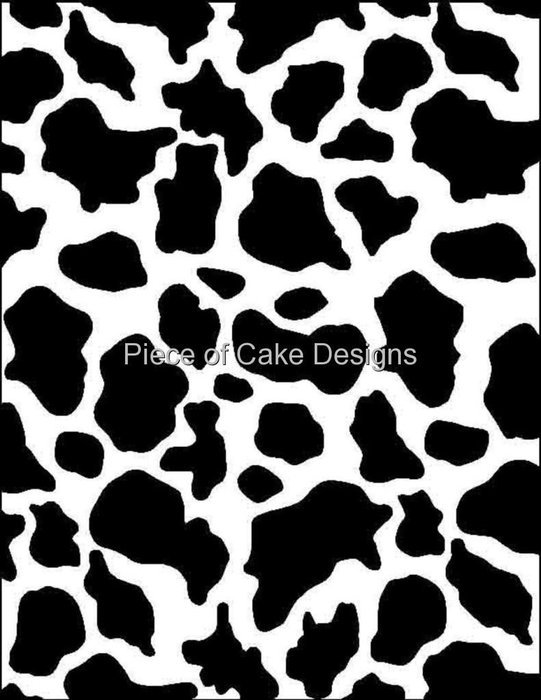 8" Round ~ Traditional Cow Print Background ~ Edible Image Cake/Cupcake Topper!!!