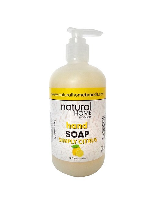 Natural Home Citrus Hand Soap, 12 oz, Yellow