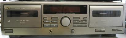 JVC TD-W215 Dual Cassette Deck Player Recorder USED