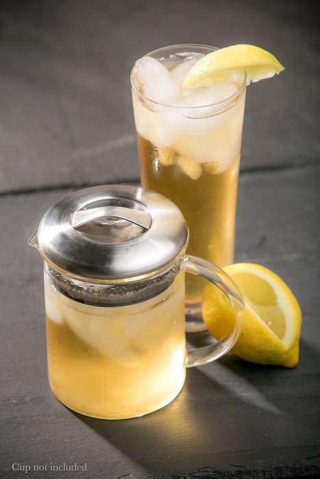 Loose Leaf Tea Strainer & Infuser Glass Teapot - 13.5 Ounces Simple Steeper N7