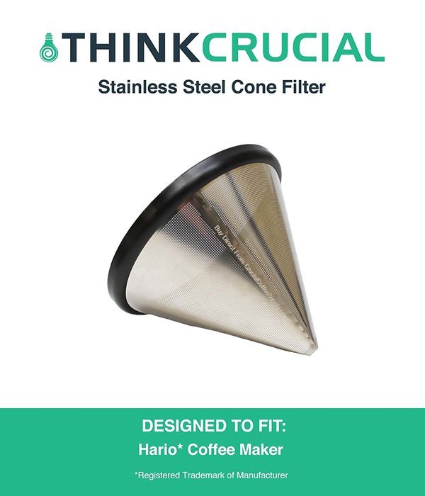 Washable and Reusable Stainless Steel Cone Coffee Filter N2